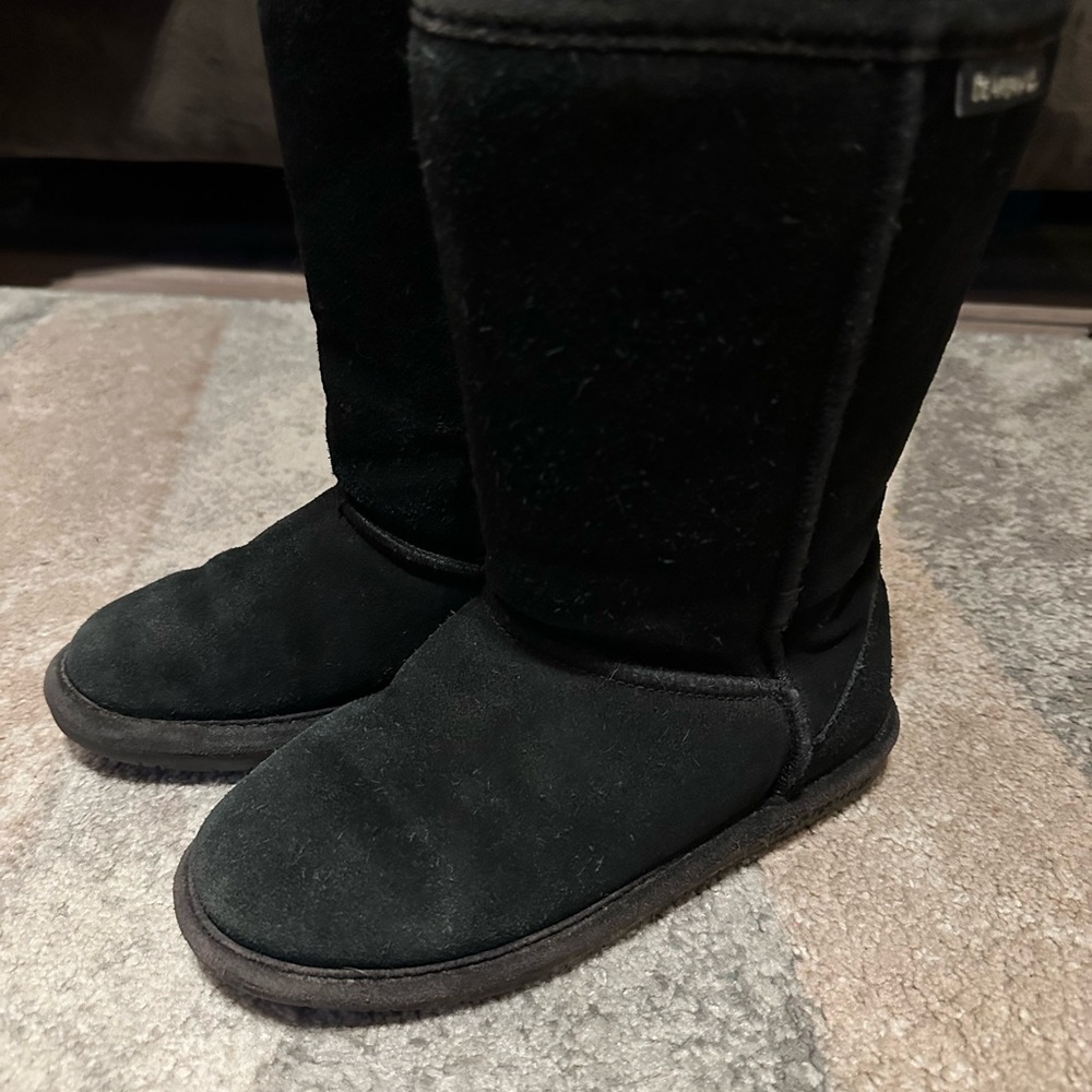BearPaw Kids Classic Black Boots